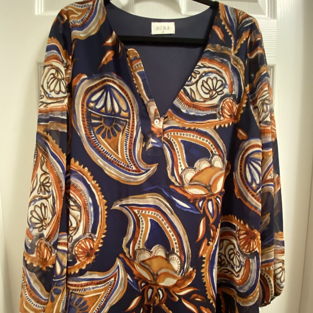 Aura Brand Short Dress/Tunic from Red Dress Boutique